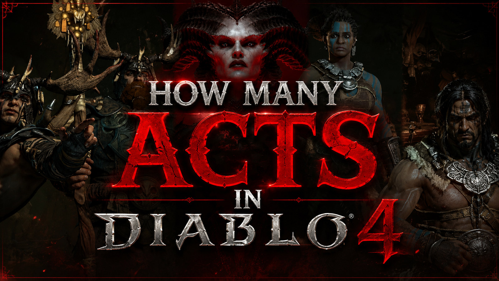 how many acts in diablo 4