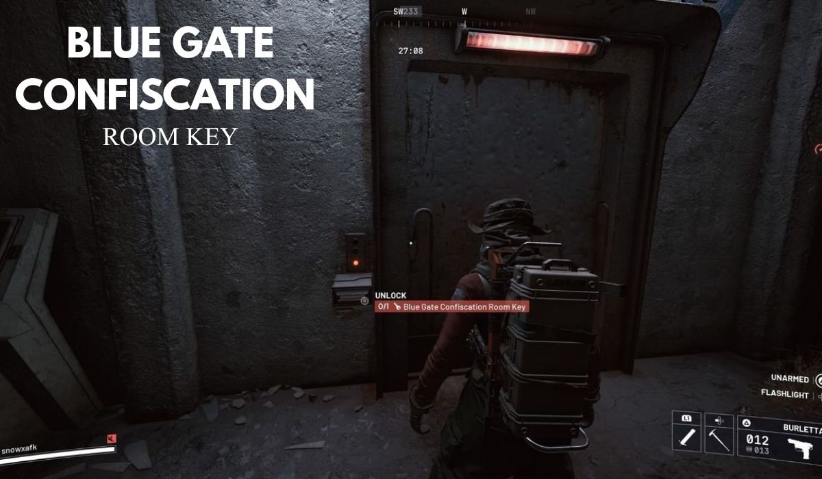 blue gate confiscation room key
