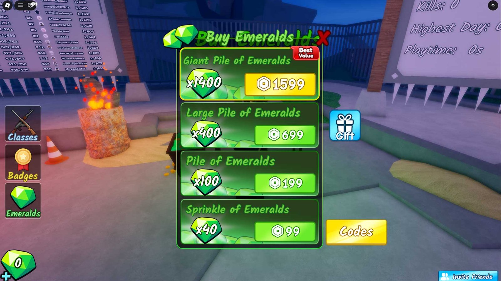 Survive The Apocalypse Codes For Free Emeralds This Month